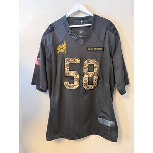 NFL Nike XXL Salute To Service Kwon Alexander Buccaneers Jersey Black 2016